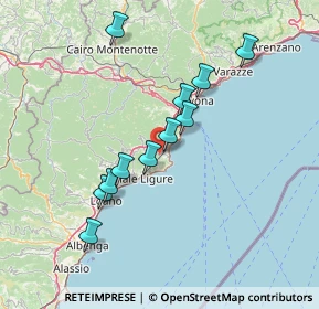 Mappa Contrada Sacconi, 17026 Noli SV, Italia (13.29091)