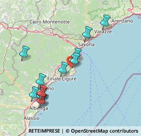 Mappa Contrada Sacconi, 17026 Noli SV, Italia (16.61538)