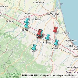 Mappa Via Medaglie D'Oro, 47121 Forlì FC, Italia (8.14091)