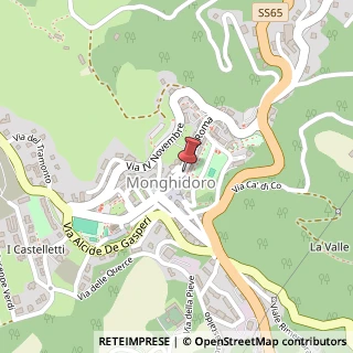 Mappa Piazza Armaciotto de Ramazzotti, 14/16, 40063 Monghidoro, Bologna (Emilia Romagna)