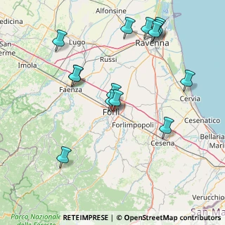 Mappa Via Guglielmo Oberdan, 47121 Forlì FC, Italia (17.66357)