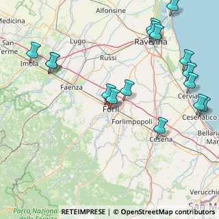 Mappa Via Caterina Sforza, 47121 Forlì FC, Italia (21.53625)
