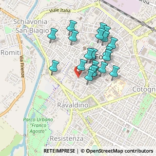 Mappa Via Caterina Sforza, 47121 Forlì FC, Italia (0.3955)
