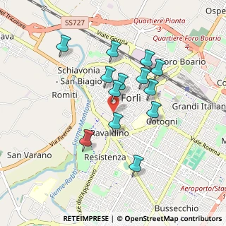 Mappa Via Caterina Sforza, 47121 Forlì FC, Italia (0.79385)