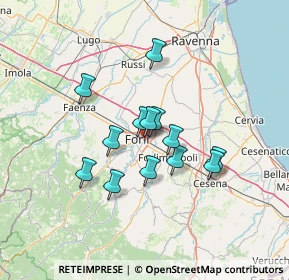 Mappa Via Maria Farneti, 47122 Forlì FC, Italia (10.51462)