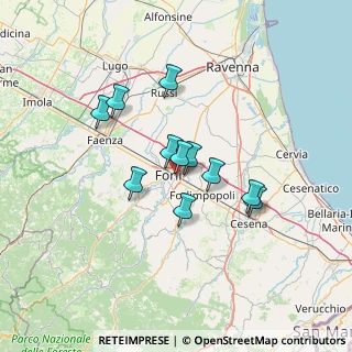 Mappa Via Maria Farneti, 47122 Forlì FC, Italia (10.53)
