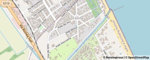 Mappa Cesenatico