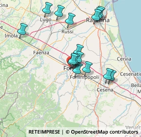 Mappa Viale Giacomo Matteotti, 47122 Forlì FC, Italia (13.61125)