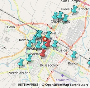 Mappa Viale Giacomo Matteotti, 47122 Forlì FC, Italia (1.742)