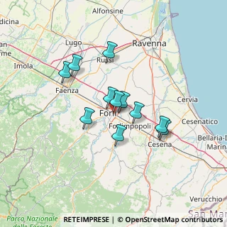 Mappa Via Tecla Baldoni, 47122 Forlì FC, Italia (10.53273)