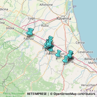 Mappa Via Tecla Baldoni, 47122 Forlì FC, Italia (8.89375)