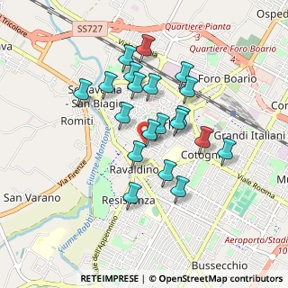 Mappa Via Porta Merlonia, 47121 Forlì FC, Italia (0.771)