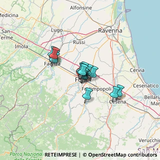 Mappa Via Porta Merlonia, 47121 Forlì FC, Italia (7.31313)