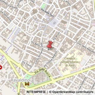 Mappa Via Luffo Numai, 22, 47121 Forlì, Forlì-Cesena (Emilia Romagna)