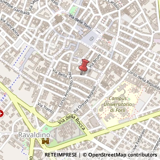 Mappa Via Giuseppe Miller, 15, 47121 Forlì, Forlì-Cesena (Emilia Romagna)