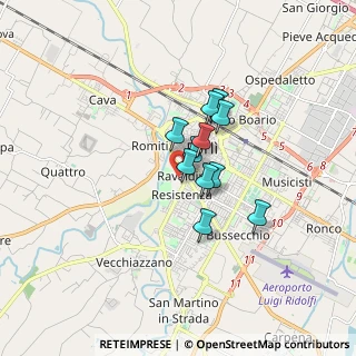 Mappa Via Maceri Malta, 47121 Forlì FC, Italia (1.08182)