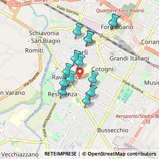 Mappa Via Silvestro Lega, 47121 Forlì FC, Italia (0.77143)
