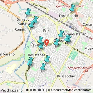 Mappa Via Silvestro Lega, 47121 Forlì FC, Italia (0.97667)