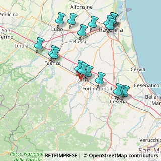 Mappa Via Corridoni, 47121 Forlì FC, Italia (17.53316)