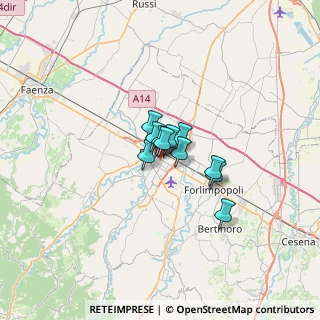 Mappa Via G. Battistini, 47121 Forlì FC, Italia (3.08818)