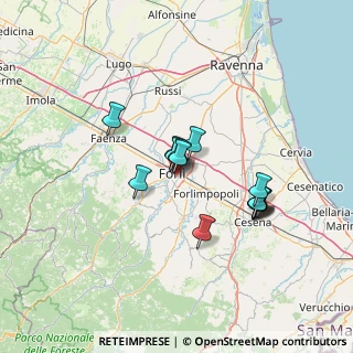 Mappa Via G. Battistini, 47121 Forlì FC, Italia (10.92571)
