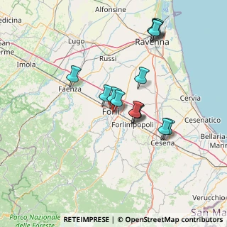 Mappa Via G. Battistini, 47121 Forlì FC, Italia (13.34714)