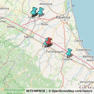 Mappa Via G. Battistini, 47121 Forlì FC, Italia (17.25667)