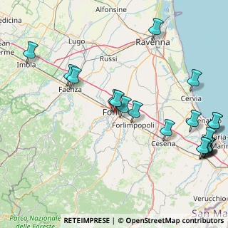 Mappa Via G. Battistini, 47121 Forlì FC, Italia (21.95)