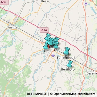 Mappa Via Aurelio Franchi, 47121 Forlì FC, Italia (3.22455)