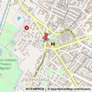 Mappa Piazzale Porta Ravaldino, 11, 47121 Forlì, Forlì-Cesena (Emilia Romagna)