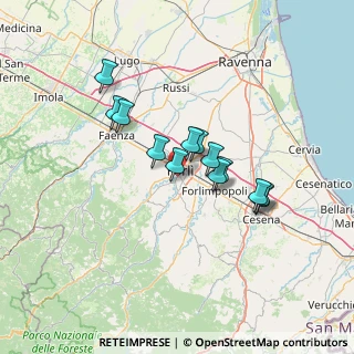 Mappa Via Paolucci Ginnasi G. R., 47121 Forlì FC, Italia (10.80923)
