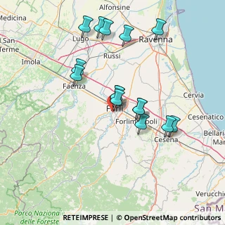 Mappa Via Paolucci Ginnasi G. R., 47121 Forlì FC, Italia (14.23867)