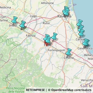 Mappa Via Paolucci Ginnasi G. R., 47121 Forlì FC, Italia (21.09667)