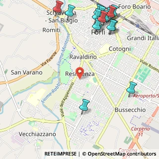 Mappa Via Paolucci Ginnasi G. R., 47121 Forlì FC, Italia (1.56688)
