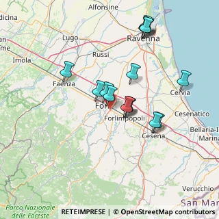 Mappa Viale Roma, 47121 Forlì FC, Italia (13.87333)