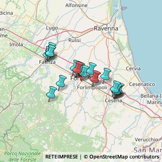 Mappa Viale Roma, 47121 Forlì FC, Italia (10.6595)