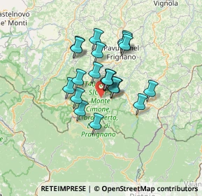 Mappa Via Calvanella, 41021 Fanano MO, Italia (9.874)