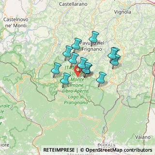 Mappa Via Calvanella, 41021 Fanano MO, Italia (9.83385)