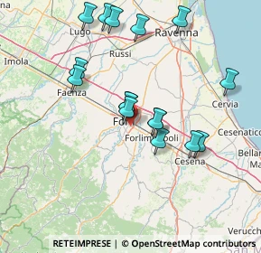 Mappa Via Pietro Romagnoli, 47121 Forlì FC, Italia (14.71875)