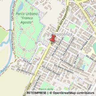 Mappa Via Claudio Treves, 1, 47121 Forlì, Forlì-Cesena (Emilia Romagna)