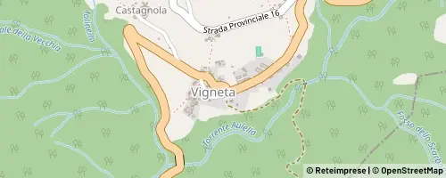 Mappa Casola in Lunigiana