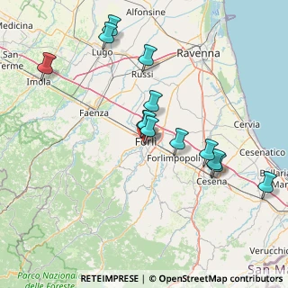 Mappa Piazzale Porta Ravaldino, 47121 Forlì FC, Italia (15.28154)