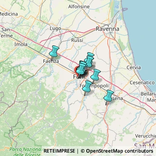 Mappa Piazzale Porta Ravaldino, 47121 Forlì FC, Italia (5.52583)