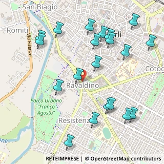 Mappa Piazzale Porta Ravaldino, 47121 Forlì FC, Italia (0.6275)
