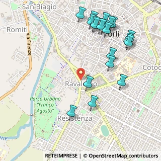 Mappa Piazzale Porta Ravaldino, 47121 Forlì FC, Italia (0.637)