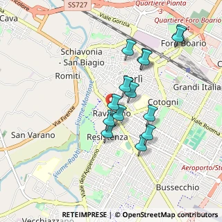 Mappa Piazzale Porta Ravaldino, 47121 Forlì FC, Italia (0.82929)