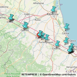 Mappa Viale Filippo Corridoni, 47121 Forlì FC, Italia (22.2425)