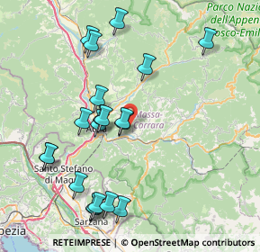 Mappa Unnamed Road, 54011 Aulla MS, Italia (8.642)