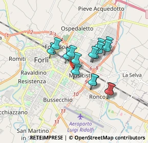 Mappa Via Giovanni Fanti, 47122 Forlì FC, Italia (1.30313)