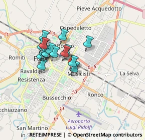 Mappa Via Giovanni Fanti, 47122 Forlì FC, Italia (1.42353)